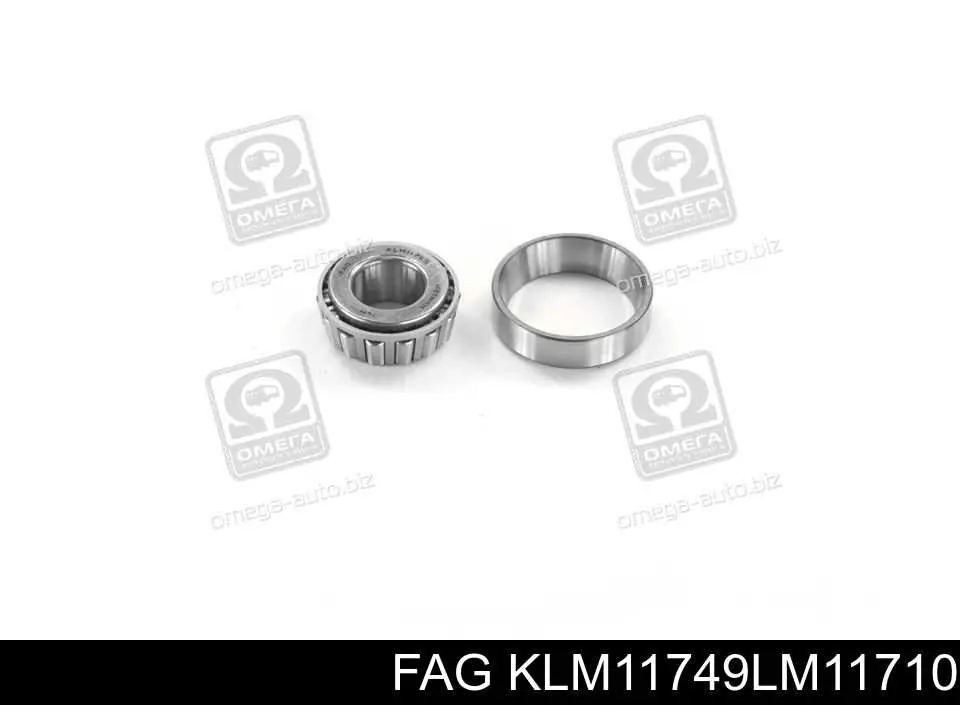 KLM11749LM11710 FAG Rolamento externo de cubo traseiro