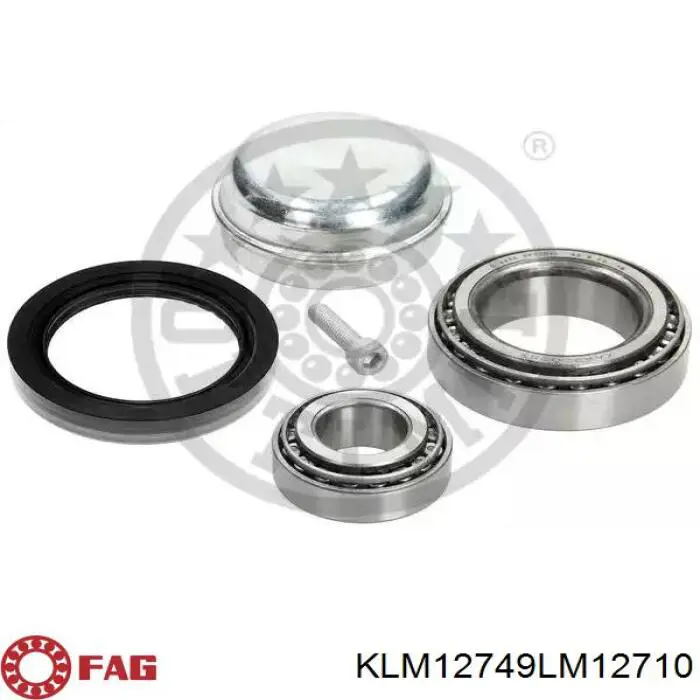 Rolamento externo de cubo dianteiro KLM12749LM12710 FAG