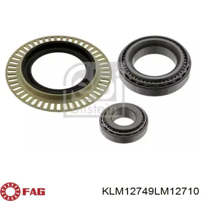 KLM12749LM12710 FAG Rolamento externo de cubo dianteiro