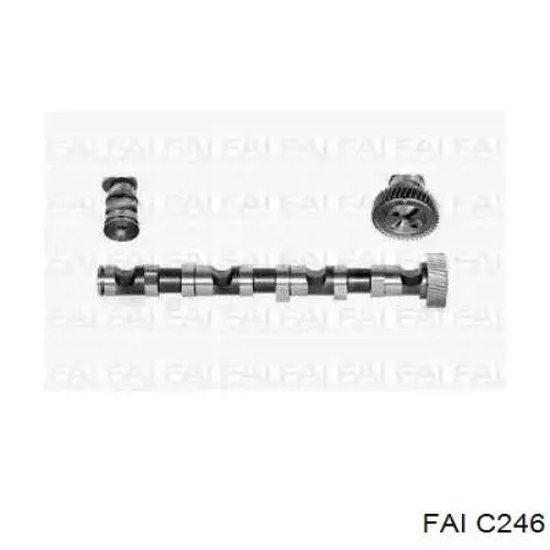 C246 FAI Árvore distribuidora esquerda de escape de motor