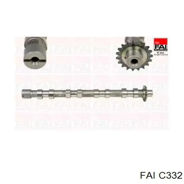 C332 FAI Árvore distribuidora de motor de admissão