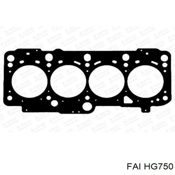 HG750 FAI Vedante de cabeça de motor (CBC)