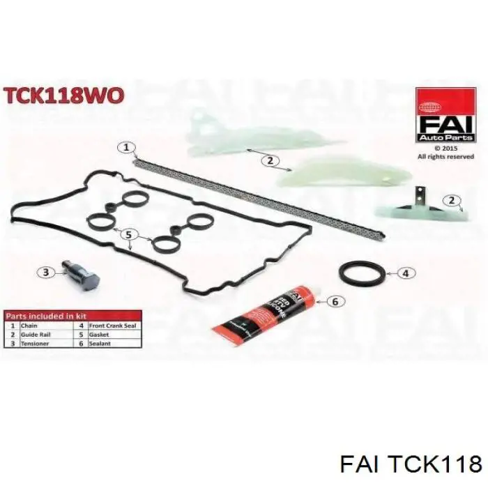 Compre TCK118 FAI Cadeia do mecanismo de distribuição de gás, kit