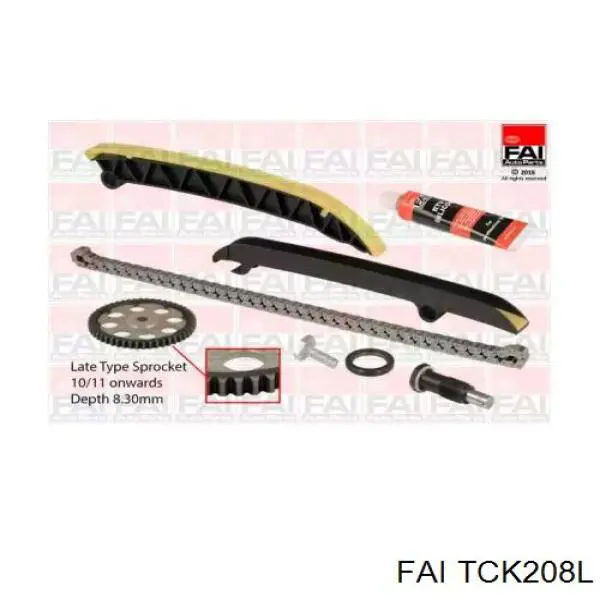 Cadeia do mecanismo de distribuição de gás, kit FAI TCK208L preço, a partir de 129,63 USD