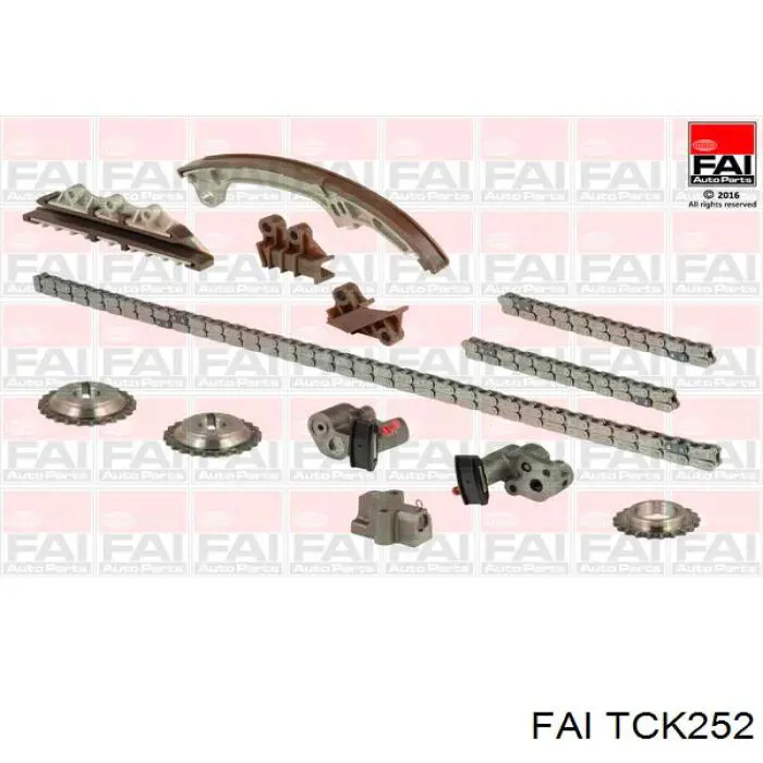 Cadeia do mecanismo de distribuição de gás, kit FAI TCK252 preço, a partir de 293,36 USD