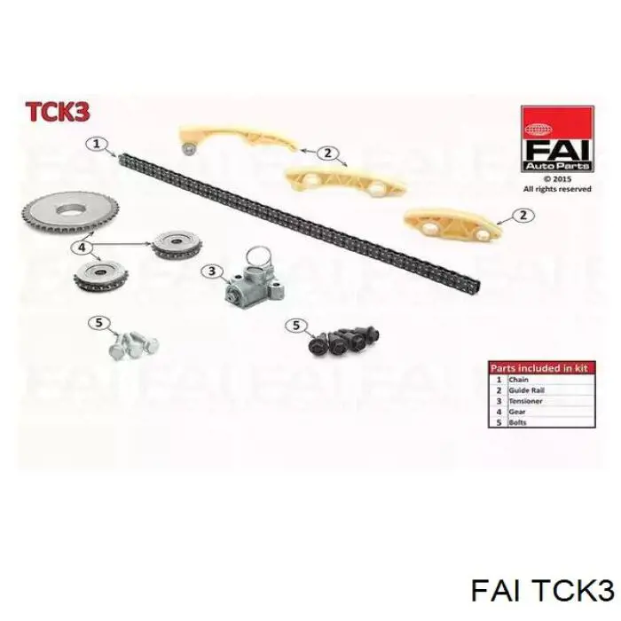 Cadeia do mecanismo de distribuição de gás da árvore de equilibração FAI TCK3 preço, a partir de 93,59 USD