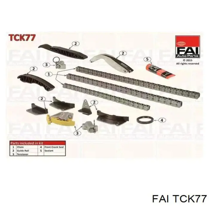 Cadeia do mecanismo de distribuição de gás, kit FAI TCK77 preço, a partir de 309,43 USD