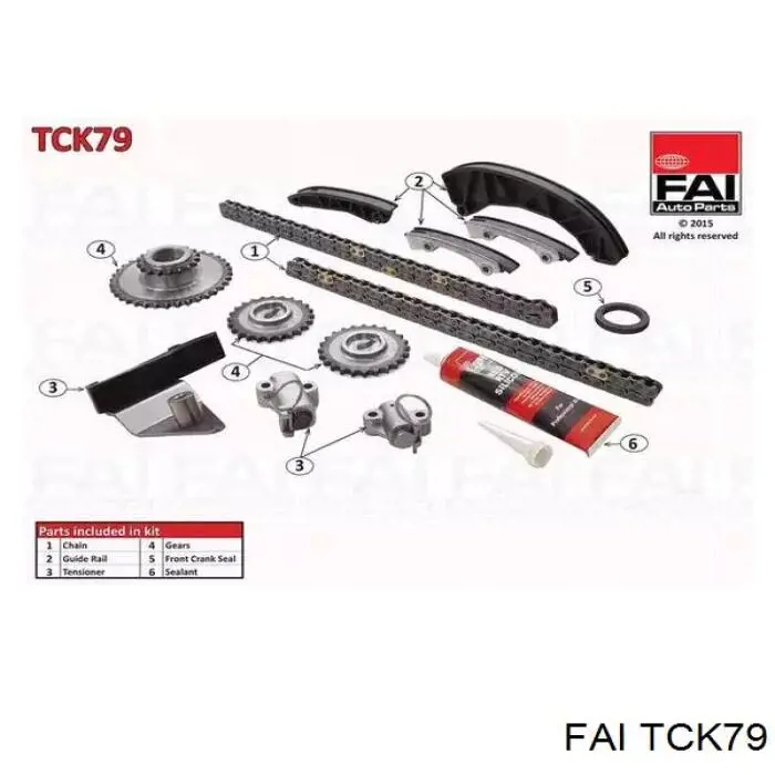 Cadeia do mecanismo de distribuição de gás, kit FAI TCK79 preço, a partir de 212,43 USD