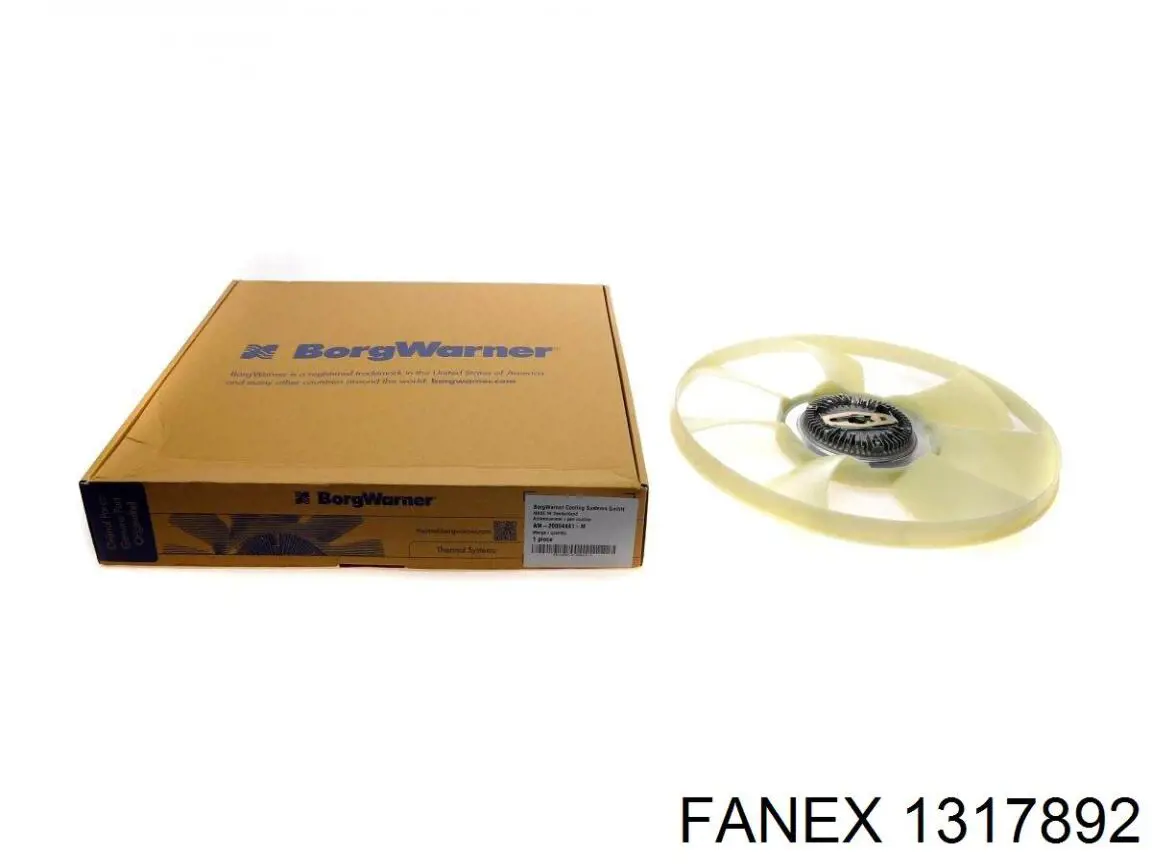 Acoplamento viscoso de ventilador de esfriamento Fanex 1317892 preço, a partir de 97,21 USD