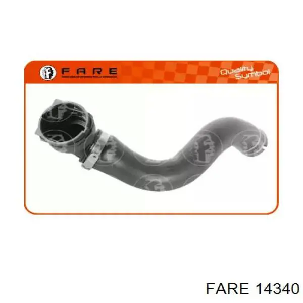 Mangueira (cano derivado) do radiador de esfriamento superior 51810861 Fiat/Alfa/Lancia