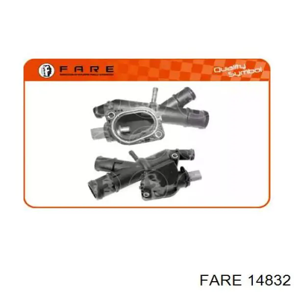 14832 Fare Flange do sistema de esfriamento (união em T)