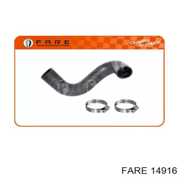Mangueira (cano derivado) de intercooler 1336171080 Fiat/Alfa/Lancia