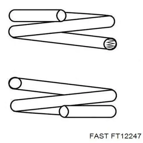 Mola dianteira Fast FT12247 preço, a partir de 53,73 USD