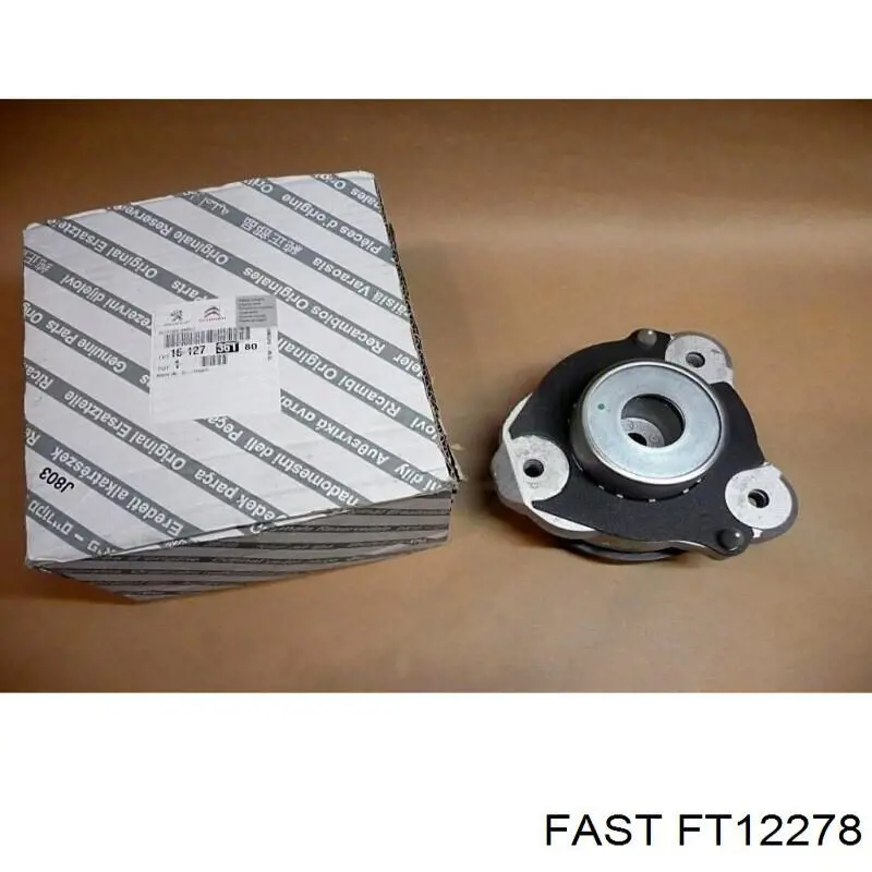Suporte de amortecedor dianteiro direito 1612735980 Peugeot/Citroen
