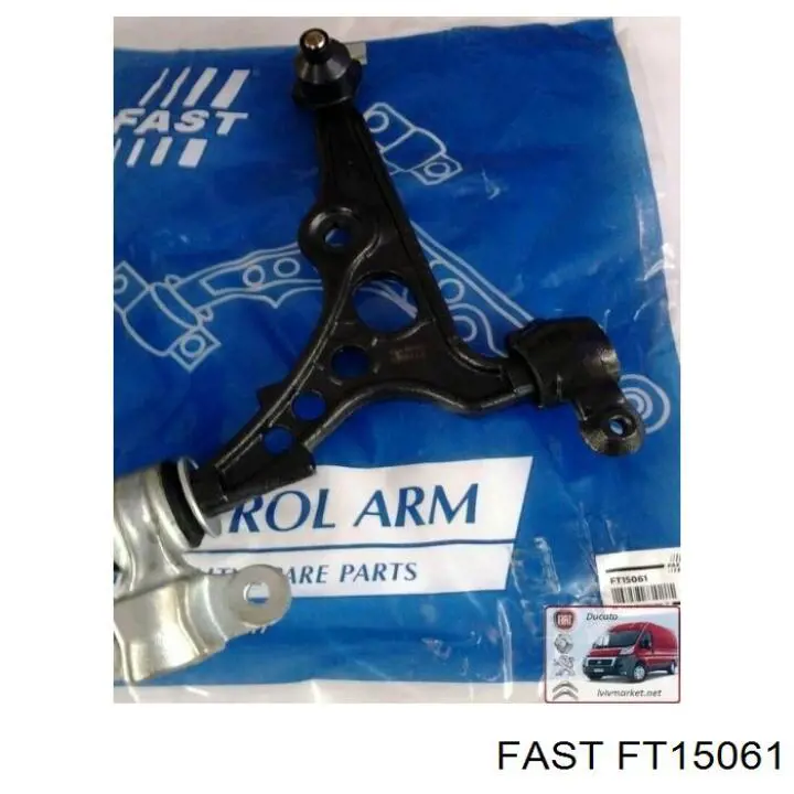 Compre FT15061 Fast Braço oscilante inferior esquerdo de suspensão dianteira