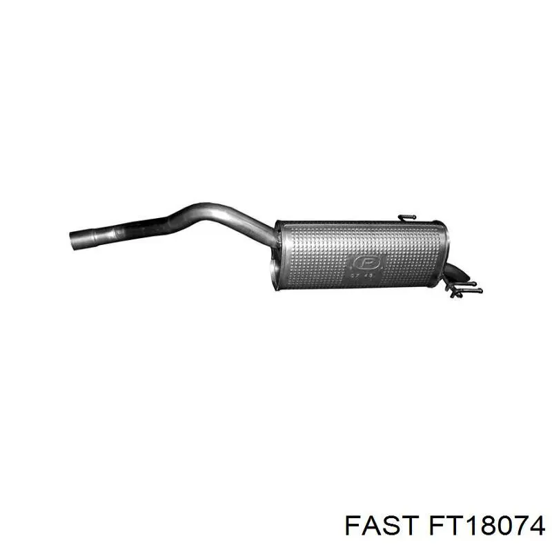 FT18074 Fast Bloco silencioso dianteiro de braço oscilante traseiro longitudinal