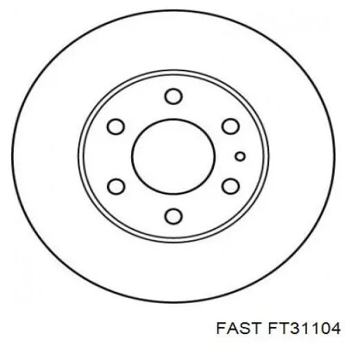 Compre FT31104 Fast Disco do freio dianteiro