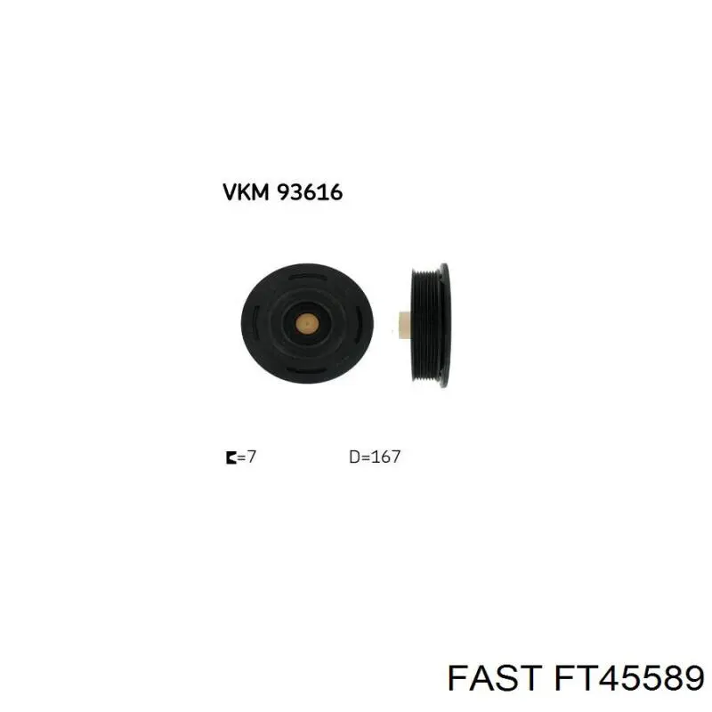 Polia de cambota Fast FT45589 preço, a partir de 73,71 USD