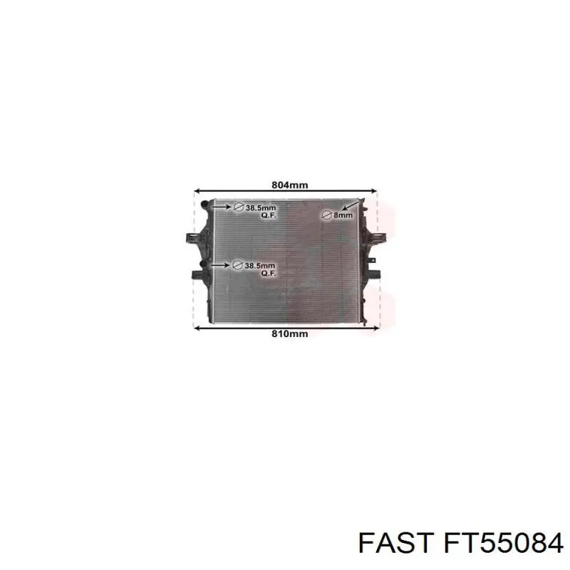 FT55084 Fast Radiador de esfriamento de motor