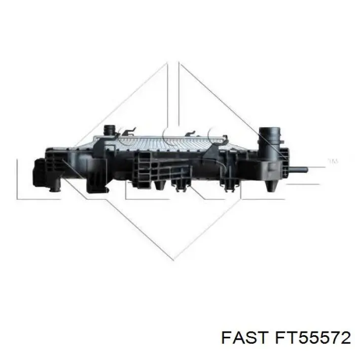 1382421080 Peugeot/Citroen Radiador de esfriamento de motor