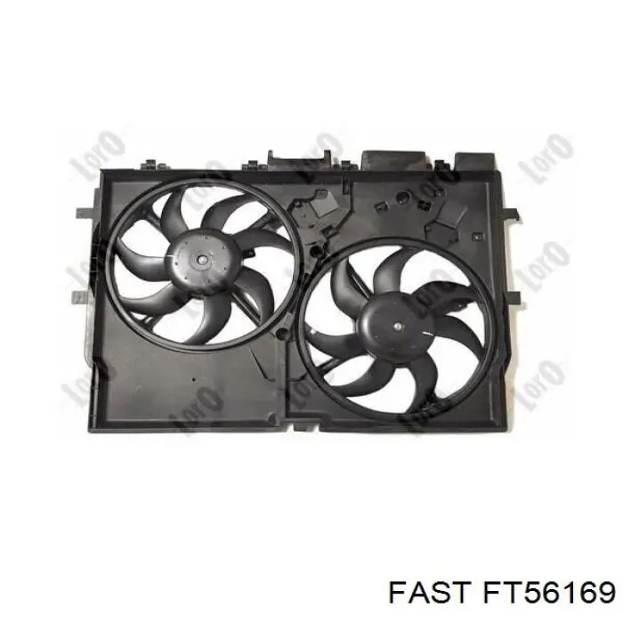 Difusor do radiador de esfriamento, montado com motor e roda de aletas Fast FT56169 preço, a partir de 153,32 USD