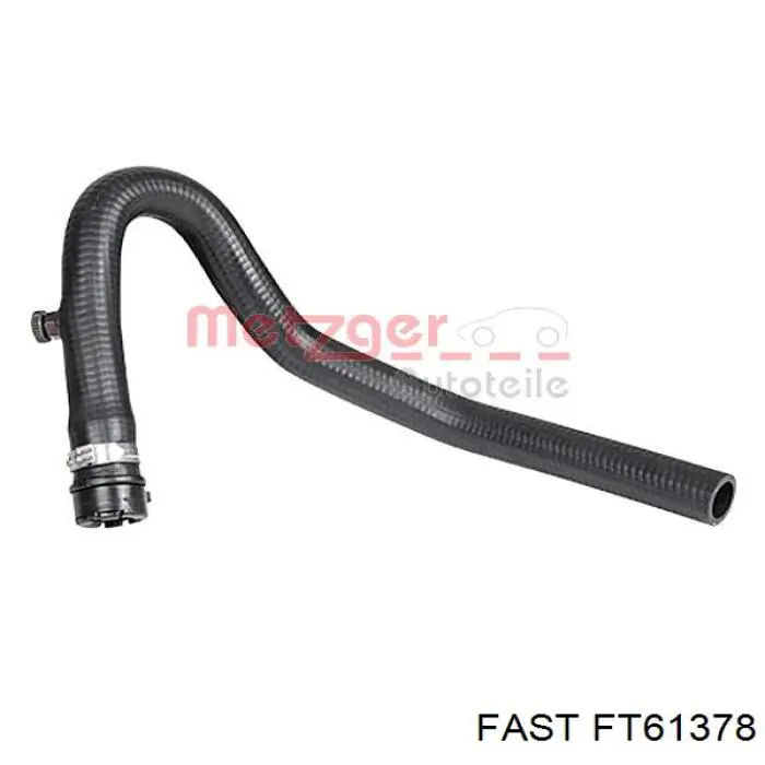 Mangueira do radiador de aquecedor (de forno), linha de combustível de retorno 1349253080 Fiat/Alfa/Lancia