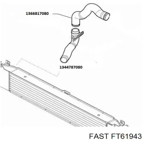 Mangueira (cano derivado) de intercooler Metalcaucho 98726 preço, a partir de 50,13 USD