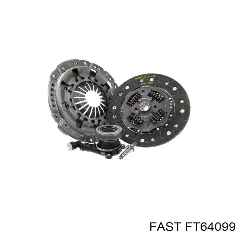 Kit de embraiagem (3 peças) Fast FT64099 preço, a partir de 204,64 USD