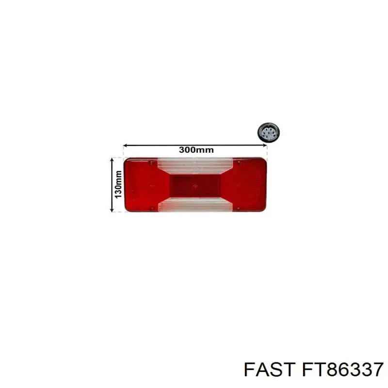 Lanterna traseira esquerda Fast FT86337 preço, a partir de 64,05 USD