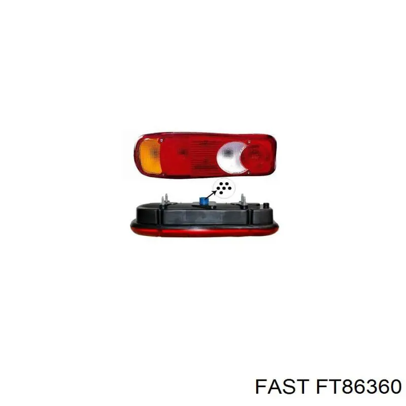 Compre 5511944L5UE Depo/Loro/Abakus Lanterna traseira esquerda
