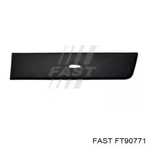 Placa sobreposta do pára-lama traseiro esquerdo 735438350 Fiat/Alfa/Lancia