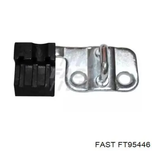 YC15V441A07AF Ford Gozno de garra (parte complementar) esquerdo inferior de fecho da porta traseira batente