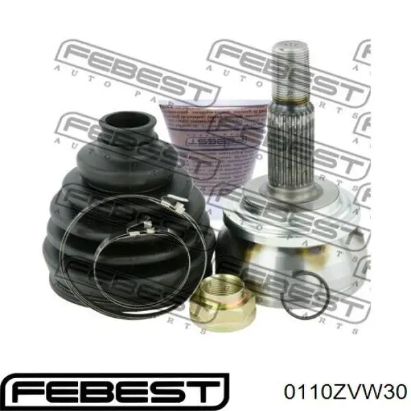 Junta homocinética externa dianteira Febest 0110ZVW30 preço, a partir de 50,65 USD