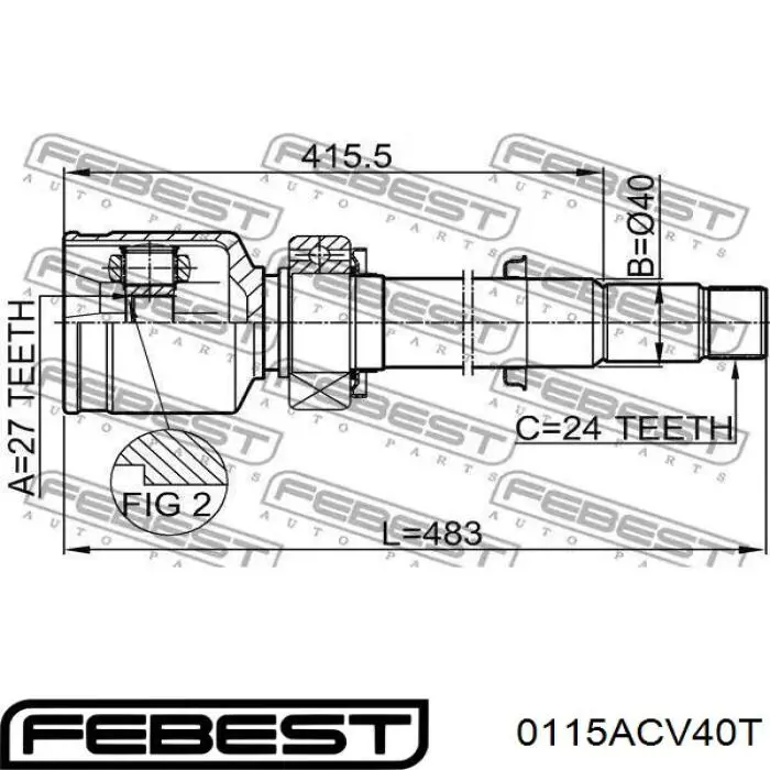 Compre Q0040237 Q-fix Bota de proteção interna direita de junta homocinética do semieixo dianteiro