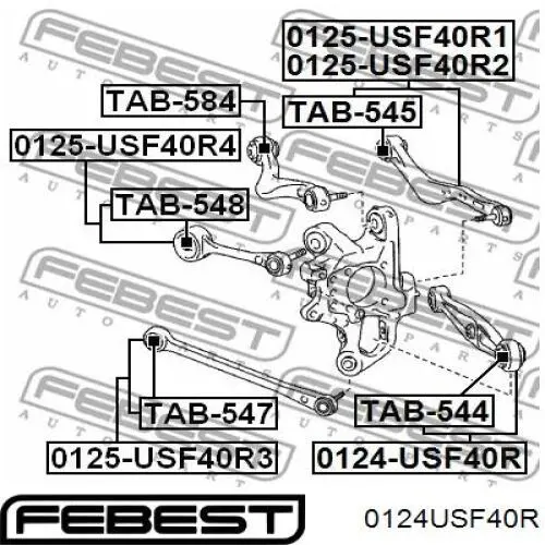 Compre 4873050110 Toyota Braço oscilante de suspensão traseira transversal