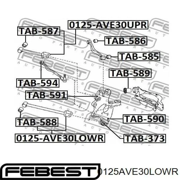 Braço oscilante (tração) longitudinal inferior esquerdo/direito de suspensão traseira Toyota 4871030240 preço, a partir de 64,70 USD