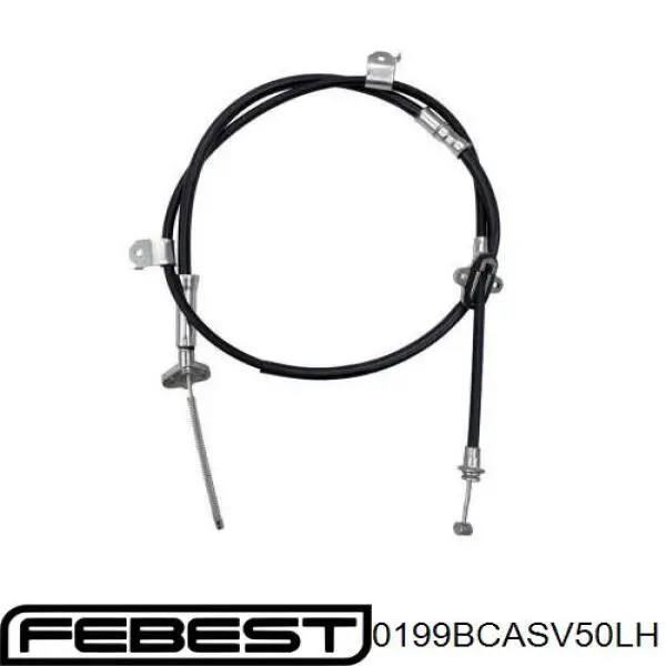 Cabo do freio de estacionamento traseiro esquerdo Febest 0199BCASV50LH preço, a partir de 41,90 USD