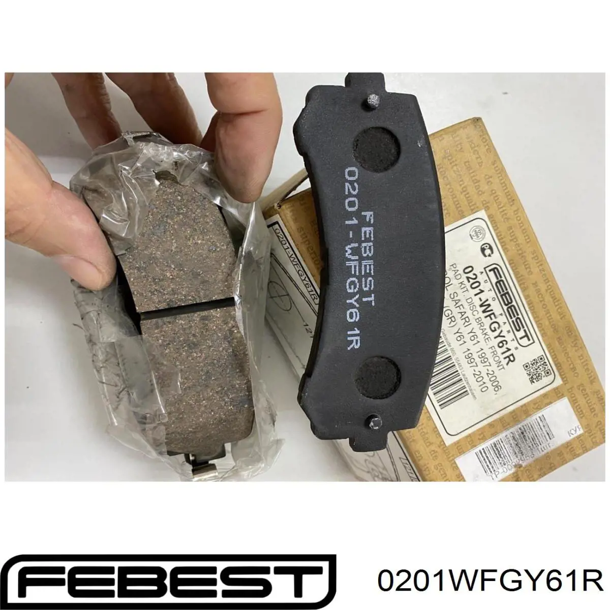 Sapatas do freio dianteiras de disco Febest 0201WFGY61R preço, a partir de 26,25 USD