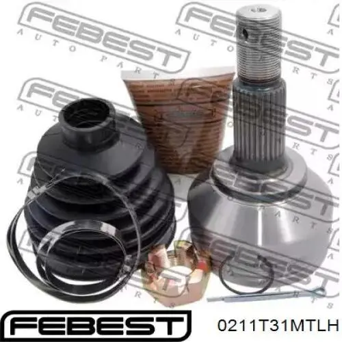 Junta homocinética interna dianteira esquerda Nissan/Infiniti 39711JG04B preço, a partir de 102,77 USD