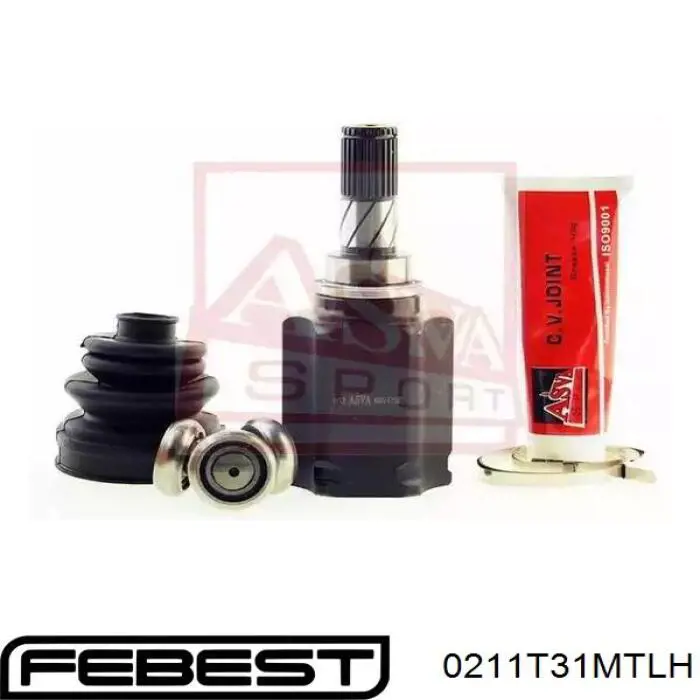 Junta homocinética interna dianteira esquerda Nissan/Infiniti 39711JG04B