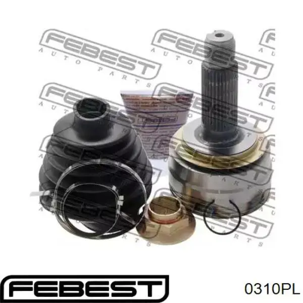 Junta homocinética externa dianteira Febest 0310PL preço, a partir de 64,44 USD
