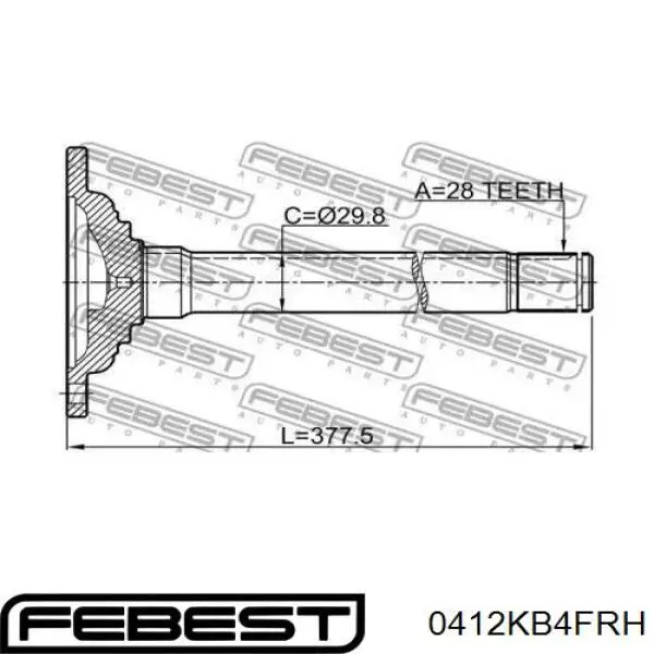 Veio de acionamento do semieixo intermédio Mitsubishi MN171294 preço, a partir de 150,72 USD