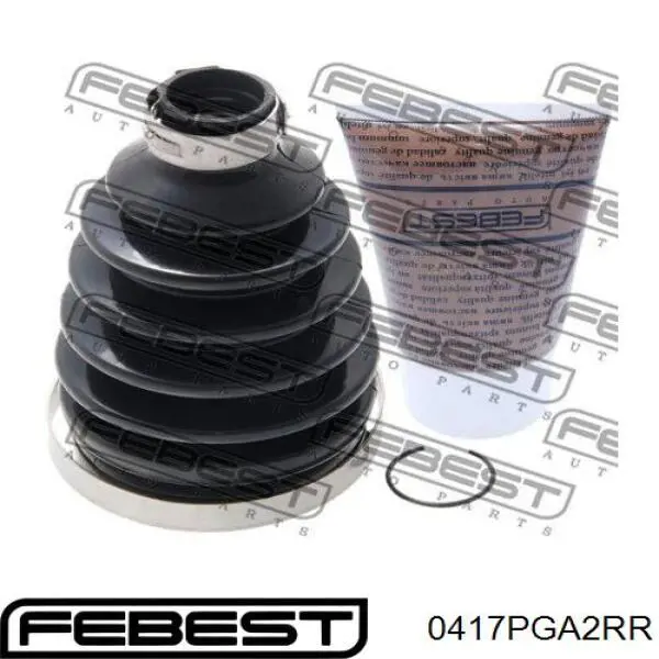 Bota de proteção externa de junta homocinética do semieixo traseiro Febest 0417PGA2RR preço, a partir de 44,23 USD