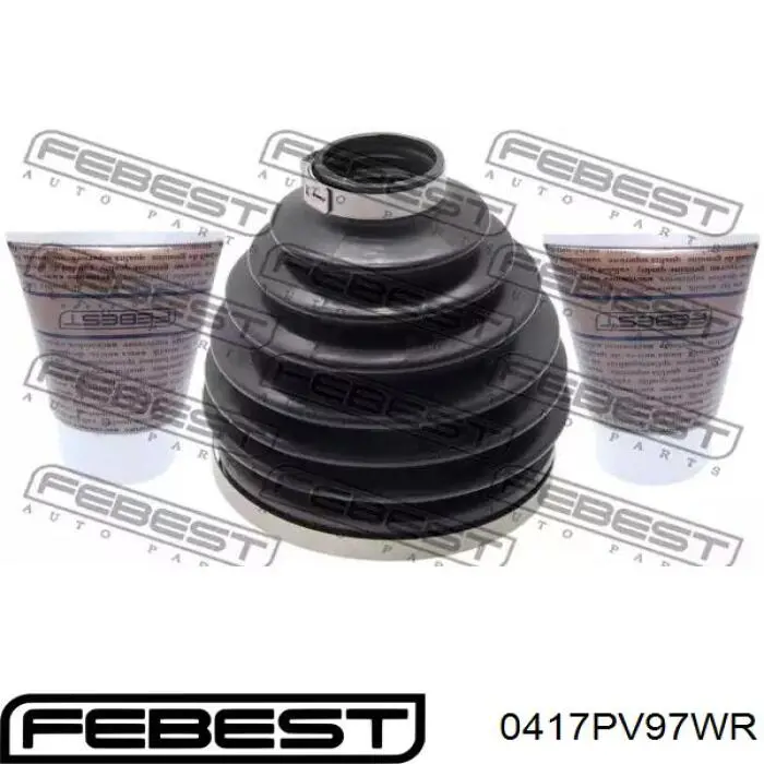 Bota de proteção externa de junta homocinética do semieixo traseiro Febest 0417PV97WR preço, a partir de 27,41 USD