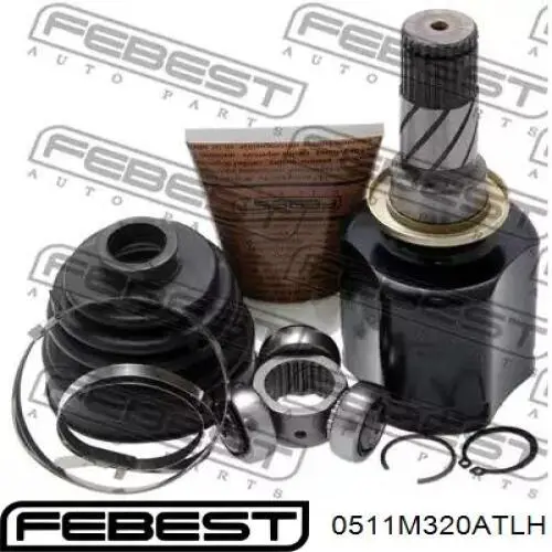 Junta homocinética interna dianteira esquerda GG2522620 Mazda