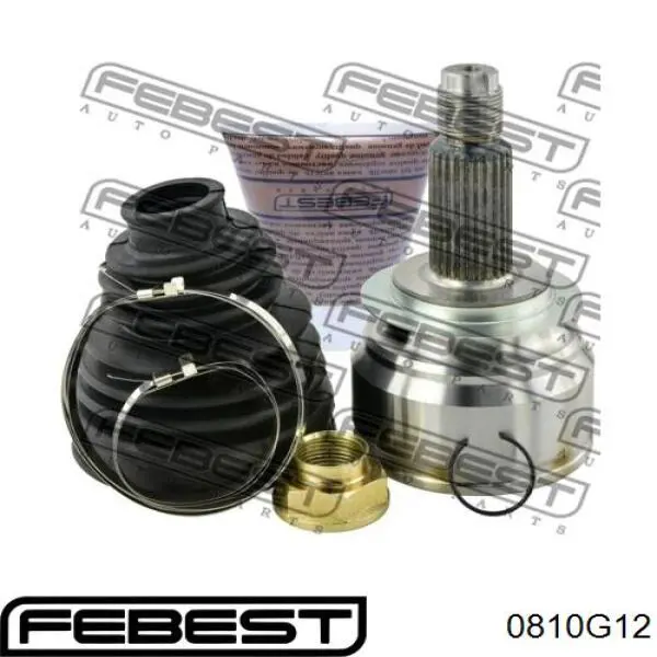 Junta homocinética externa dianteira Febest 0810G12 preço, a partir de 60,68 USD
