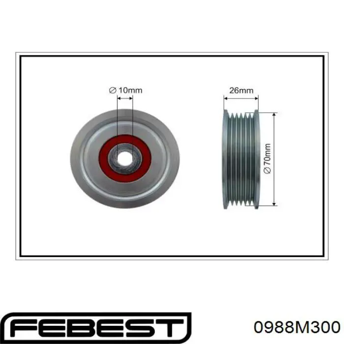 PU107026RMXY7 Koyo Rolo parasita da correia de transmissão