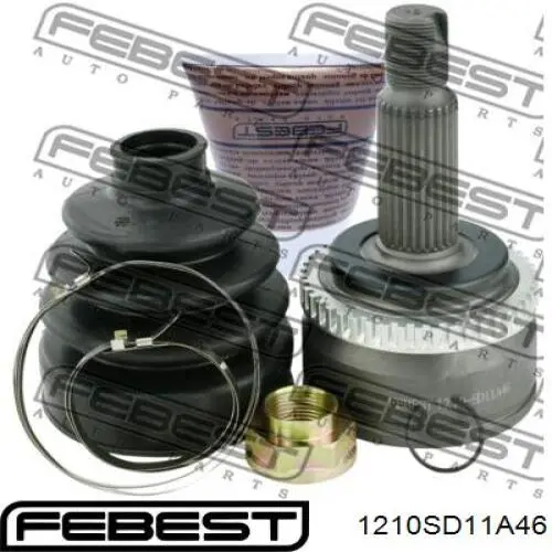 Junta homocinética externa dianteira Febest 1210SD11A46 preço, a partir de 209,48 USD