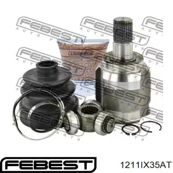 Junta homocinética interna dianteira Febest 1211IX35AT preço, a partir de 83,71 USD