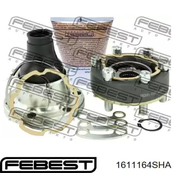 Junta homocinética dianteira da junta universal dianteira Febest 1611164SHA preço, a partir de 111,10 USD